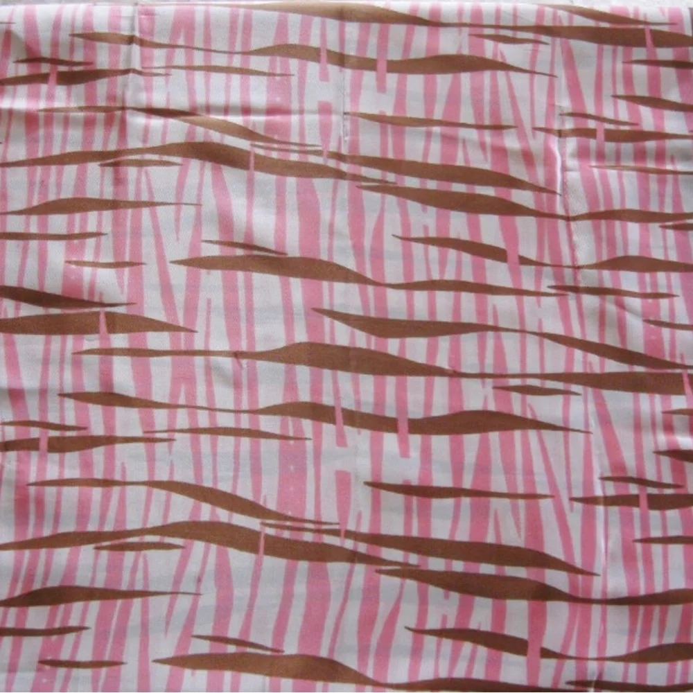 ❤️❤️ Jean Ete Brown White Pink Large Scarf - Made in Italy❤️❤️ - Picture 3 of 3